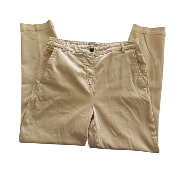 Marella Sport Chino Khaki Pants Size 8 - Picture 1 of 6